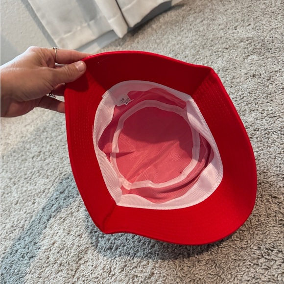 Red Bucket Hat, Never worn - Picture 3 of 3